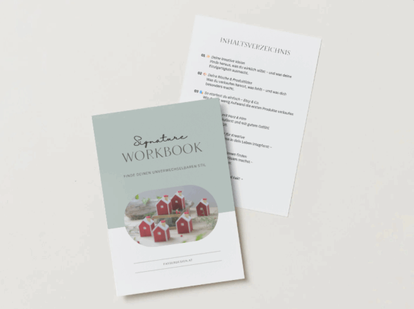 Signature Workbook - finde deine Nische & mach dein Kreativ-Business sichtbar – Bild 2